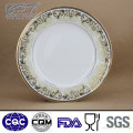 Fine Bone China 11" Color and embossed Gold Design Display Plate